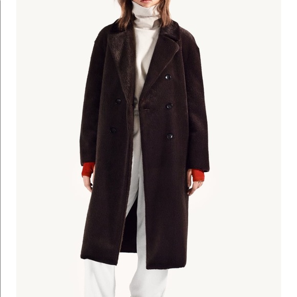 *Last* ZARA FAUX FUR WRAP COAT